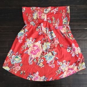 Strapless top
